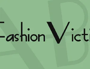 FashionVictim font