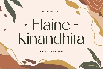 Elaine Kinandhita font