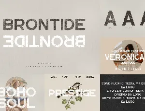 Brontide font