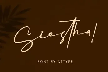 Siestha Handwritten font