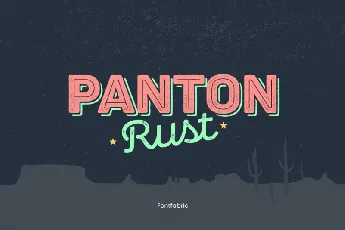 Panton Rust Family font