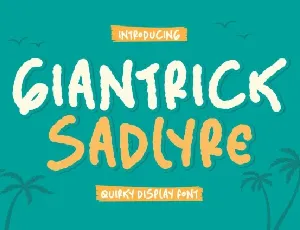 Giantrick Sadlyre font