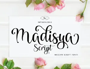 Madisya Script font