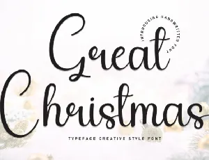 Great Christmas Script font