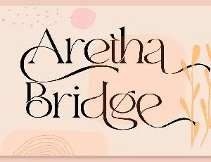 Aretha Bridge font