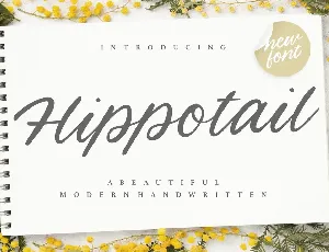 Hippotail font