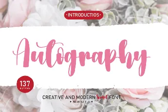 Autography font