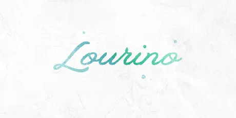 Lourino PERSONAL USE ONLY font