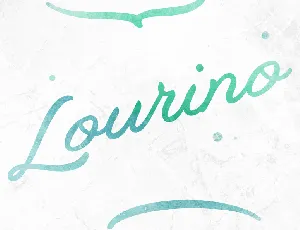 Lourino PERSONAL USE ONLY font