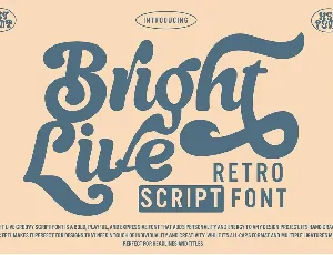 Bright Live font