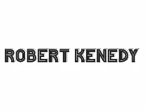 Robert Kenedy font