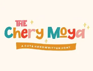 The Chery Moya Display font