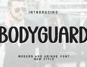 Bodyguard Display font