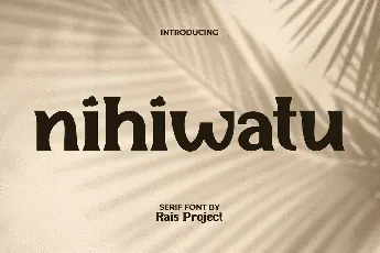 Nihiwatu Demo font