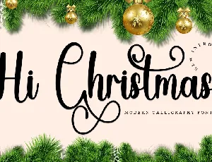 Hi Christmas font