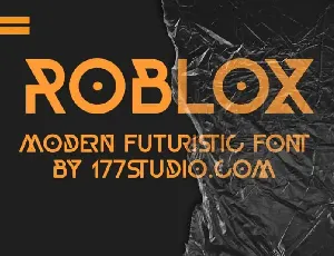 Roblox – Geometric Sans font