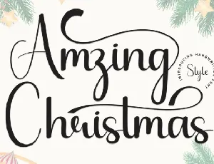 Amazing Christmas Script font