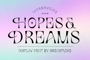 Hopes And Dreams font