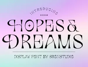 Hopes And Dreams font