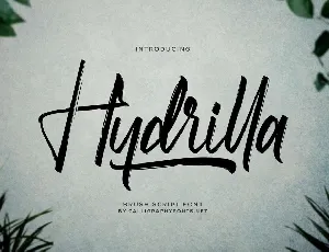 Hydrilla font