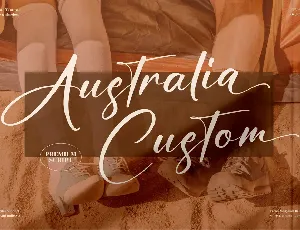 Australia Custom font