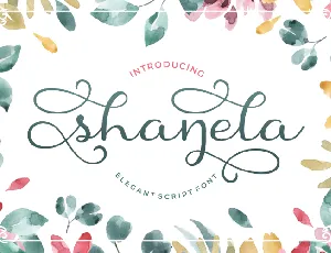 Shanela font