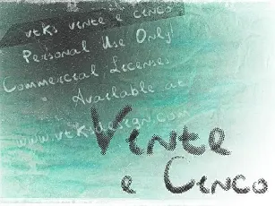 Vtks Vinte e Cinco font