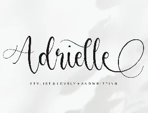 Adrielle font