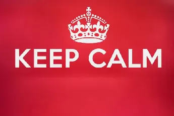 Keep Calm Sans Serif font