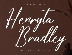 Henryta Bradley DEMO VERSION font