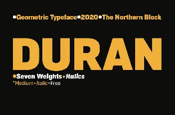 Duran font