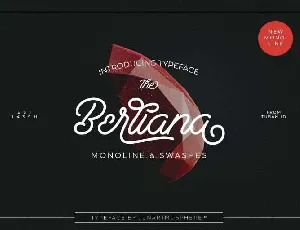 Berliana Monoline Script font