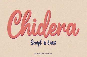 Chidera font