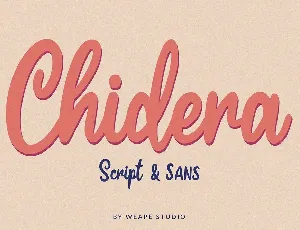 Chidera font