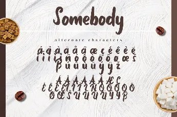 Somebody font