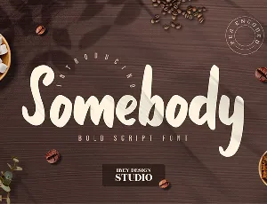 Somebody font