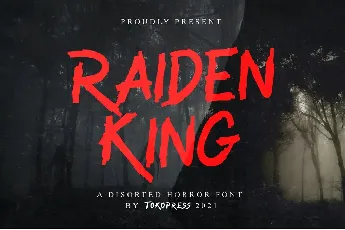 Raiden King font