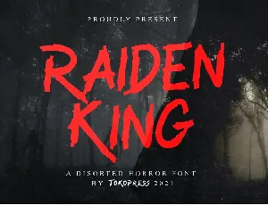 Raiden King font