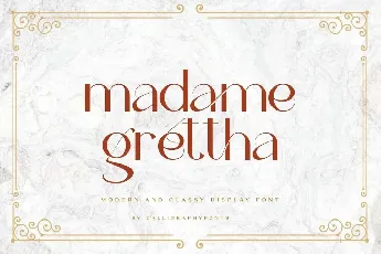 Madame Grettha font