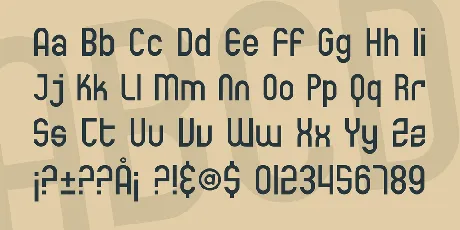 SF Eccentric Opus font