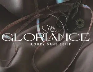 Gloriance font