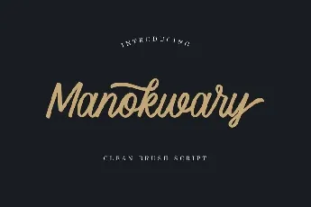 Manokwary font