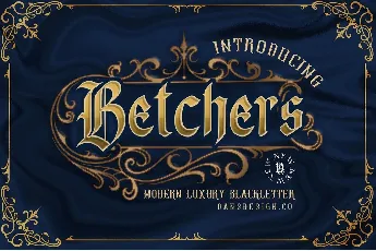 Betchers font