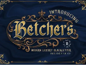 Betchers font