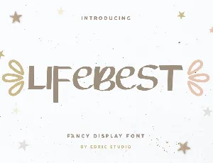 Lifebest Fancy font