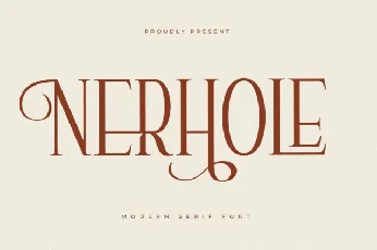 Nerhole font