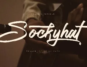 Sockyhat DEMO VERSION font