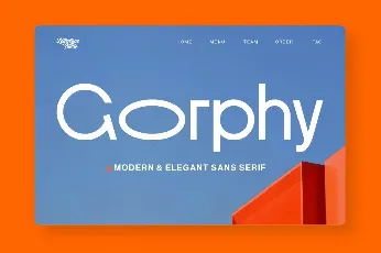 Gorphy DEMO font