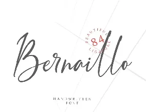 Bernaillo Script font