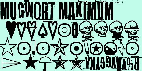 Mugwort Maximum font